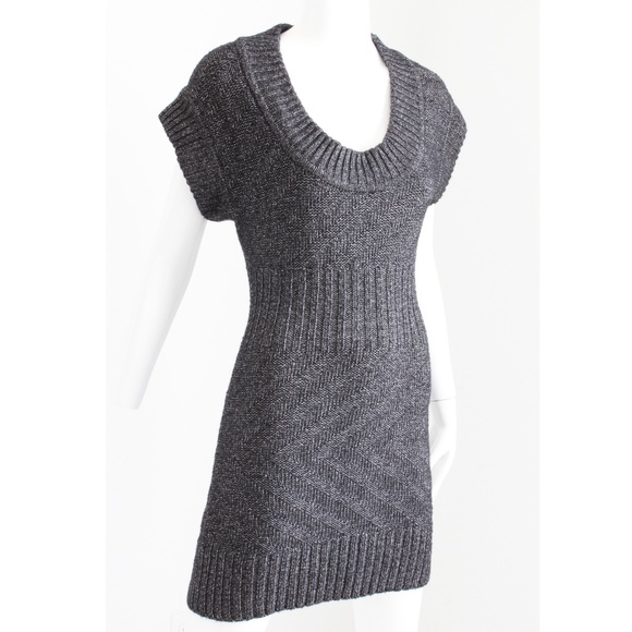 A/X Armani Exchange Charcoal Knit Dress Size S/P - Picture 1 of 6